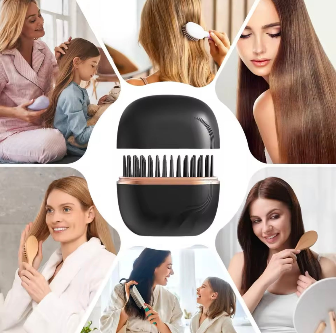 Shinesee SilkBrush™ brosse chauffante portable